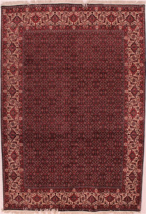 Bidjar Purple Hand Knotted 69 X 99 Area Rug 400-16421 Image 0