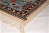 Tabriz Orange Hand Knotted 71 X 101 Area Rug 400-16422 Thumb 8