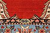 Tabriz Orange Hand Knotted 71 X 101 Area Rug 400-16422 Thumb 9