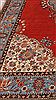 Tabriz Orange Hand Knotted 71 X 101  Area Rug 400-16422 Thumb 10