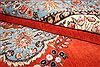 Tabriz Orange Hand Knotted 71 X 101 Area Rug 400-16422 Thumb 14