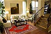 Tabriz Orange Hand Knotted 71 X 101 Area Rug 400-16422 Thumb 3