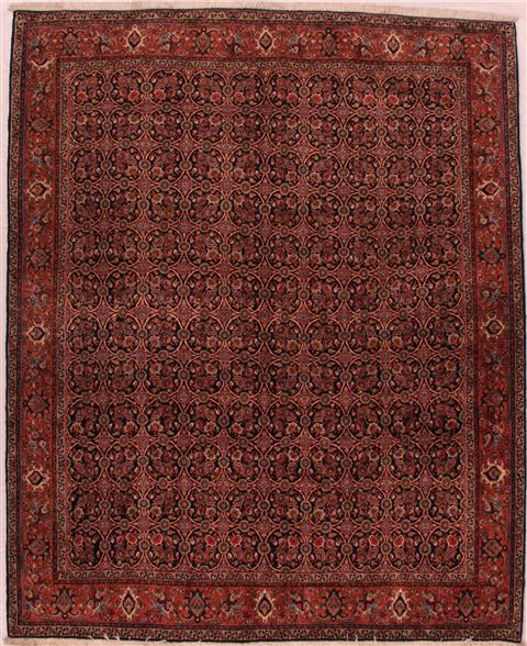 Bidjar Blue Square Hand Knotted 610 X 83 Area Rug 400-16423 Image 0