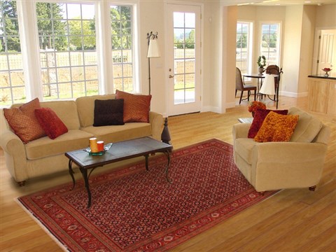 Tabriz Blue Hand Knotted 610 X 98 Area Rug 400-16424 Image 2