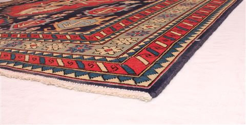 Turco-Persian Blue Hand Knotted 66 X 97 Area Rug 400-16429 Image 5