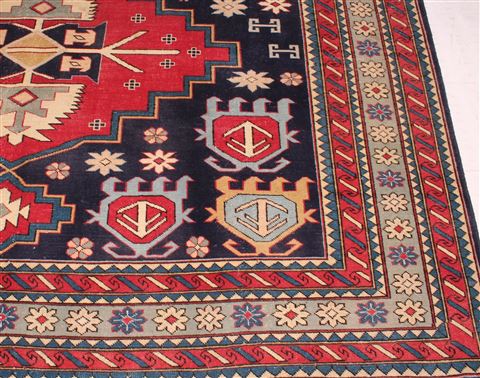 Turco-Persian Blue Hand Knotted 66 X 97 Area Rug 400-16429 Image 9