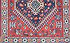 Yalameh Red Hand Knotted 71 X 95  Area Rug 400-16430 Thumb 1