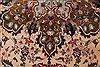 Tabriz Beige Hand Knotted 66 X 91  Area Rug 400-16432 Thumb 10