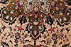 Tabriz Beige Hand Knotted 66 X 91 Area Rug 400-16432 Thumb 10