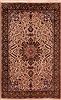 Tabriz Beige Hand Knotted 66 X 91  Area Rug 400-16432 Thumb 0