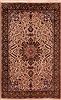 Tabriz Beige Hand Knotted 66 X 91 Area Rug 400-16432 Thumb 0