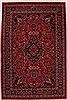 Mashad Red Hand Knotted 69 X 101  Area Rug 400-16434 Thumb 0