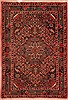 Hamedan Purple Hand Knotted 34 X 410 Area Rug 400-16438 Thumb 0