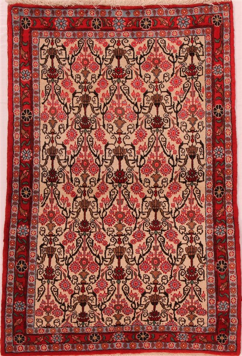 Bidjar Purple Hand Knotted 31 X 51 Area Rug 400-16439 Image 0