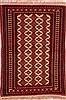 Turkman Red Hand Knotted 34 X 48  Area Rug 400-16440 Thumb 0