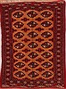 Turkman Red Hand Knotted 31 X 41  Area Rug 400-16442 Thumb 0