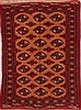 Turkman Red Hand Knotted 31 X 41  Area Rug 400-16442 Thumb 0