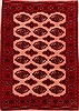 Turkman Red Hand Knotted 31 X 46  Area Rug 400-16444 Thumb 0