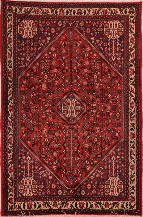 Abadeh Red Hand Knotted 26 X 53  Area Rug 400-16447 Image 0