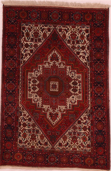Zanjan Red Hand Knotted 34 X 410 Area Rug 400-16448 Image 0