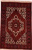 Zanjan Red Hand Knotted 34 X 410  Area Rug 400-16448 Thumb 0