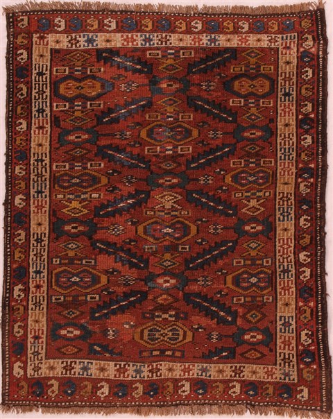 Serapi Brown Hand Knotted 33 X 47 Area Rug 400-16450 Image 0