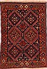 Yalameh Brown Hand Knotted 35 X 41  Area Rug 400-16455 Thumb 0