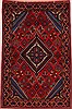 Joshaghan Red Hand Knotted 30 X 57  Area Rug 400-16456 Thumb 0