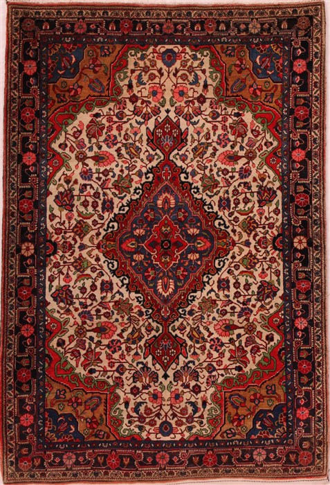 Jozan Beige Hand Knotted 36 X 51  Area Rug 400-16459 Image 0