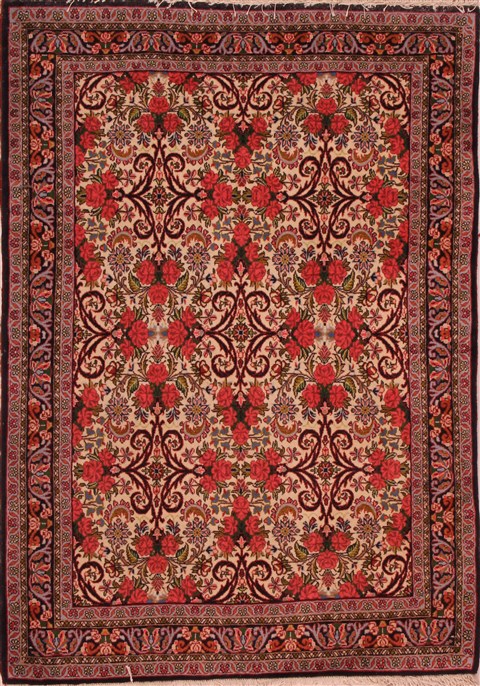 Bidjar Purple Hand Knotted 37 X 51  Area Rug 400-16462 Image 0