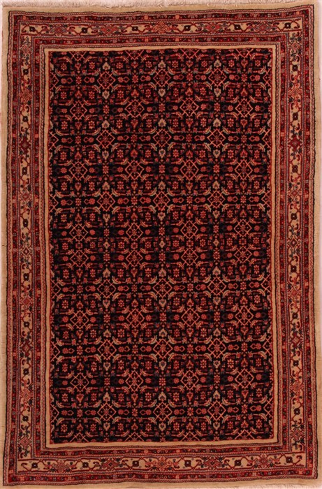 Arak Blue Hand Knotted 35 X 53 Area Rug 400-16463 Image 0