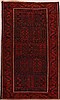 Baluch Red Hand Knotted 510 X 98  Area Rug 400-16469 Thumb 0