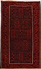 Baluch Red Hand Knotted 510 X 98  Area Rug 400-16469 Thumb 0