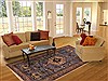 Ardebil Blue Hand Knotted 60 X 90  Area Rug 400-16470 Thumb 4