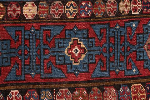 Shirvan Blue Hand Knotted 46 X 82 Area Rug 400-16472 Image 16