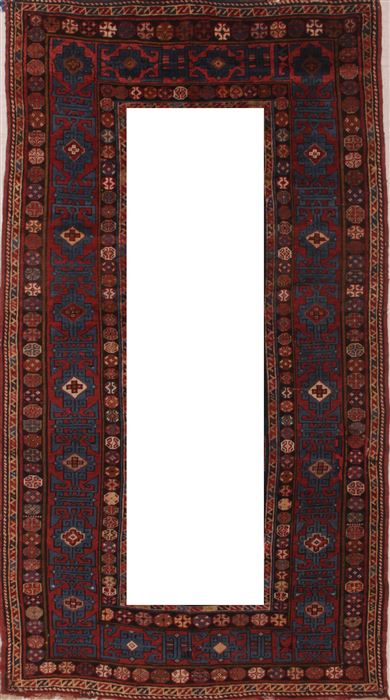 Shirvan Blue Hand Knotted 46 X 82 Area Rug 400-16472 Image 4