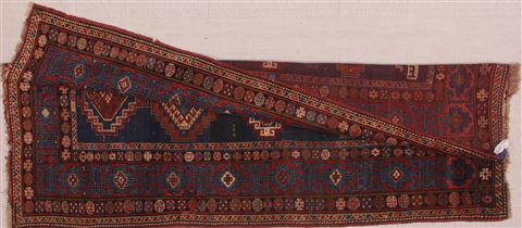 Shirvan Blue Hand Knotted 46 X 82 Area Rug 400-16472 Image 5