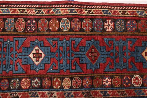 Shirvan Blue Hand Knotted 46 X 82 Area Rug 400-16472 Image 6