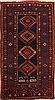 Shirvan Blue Hand Knotted 46 X 82 Area Rug 400-16472 Thumb 0