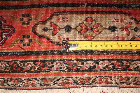 Mashad Red Hand Knotted 66 X 93 Area Rug 400-16473 Image 15