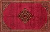 Mashad Red Hand Knotted 66 X 93  Area Rug 400-16473 Thumb 7