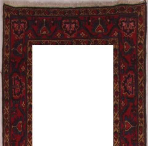 Hamedan Blue Runner Hand Knotted 31 X 1611 Area Rug 400-16485 Image 7