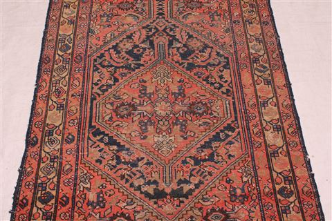 Malayer Purple Runner Hand Knotted 35 X 208 Area Rug 400-16488 Image 5