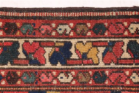 Bakhtiar Blue Runner Hand Knotted 36 X 112 Area Rug 400-16489 Image 12