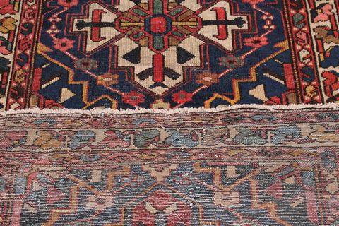 Bakhtiar Blue Runner Hand Knotted 36 X 112 Area Rug 400-16489 Image 13