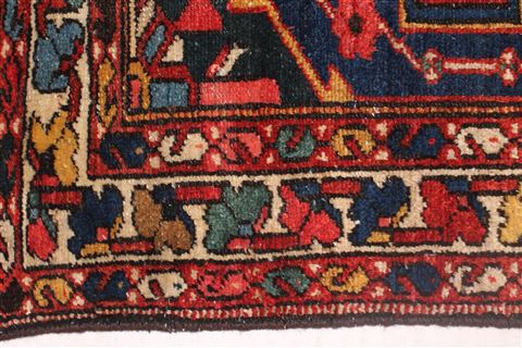 Bakhtiar Blue Runner Hand Knotted 36 X 112 Area Rug 400-16489 Image 5