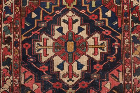 Bakhtiar Blue Runner Hand Knotted 36 X 112 Area Rug 400-16489 Image 10