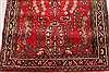 Hamedan Red Runner Hand Knotted 33 X 99 Area Rug 400-16498 Thumb 3