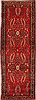 Hamedan Red Runner Hand Knotted 33 X 99  Area Rug 400-16498 Thumb 0