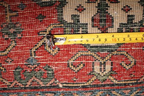 Meshkin Orange Runner Hand Knotted 32 X 124 Area Rug 400-16500 Image 1